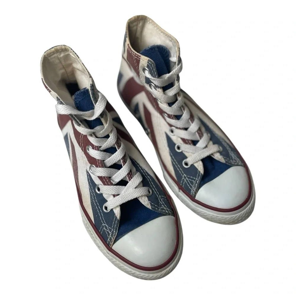 Converse Chuck Taylor’s Youth British Flag High Top Sneakers